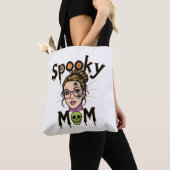 Lustige Halloween Gruselmutter Hexenmutter Tasche (Von Nahem)