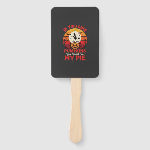 Lustige Halloween-Kürbiskuchen-Design_1 Fächer