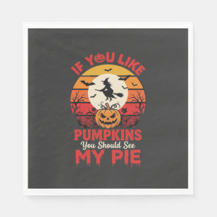 Lustige Halloween-Kürbisse-Pie-Gestaltung_1 Serviette