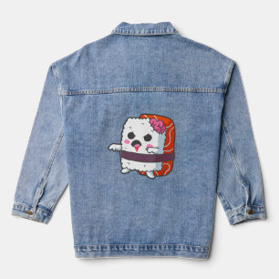 lustige Halloween-Monster Zombie Jeansjacke