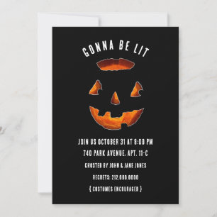 Lustige Halloween-Party-Einladungen Einladung