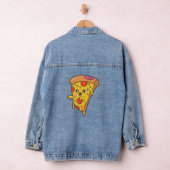 lustige Halloween-Pizzerimenzombie Jeansjacke (Hangar)