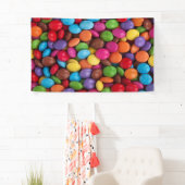 lustige Halloween Regenbogenfarben Schokoladenkuch Banner (Insitu)