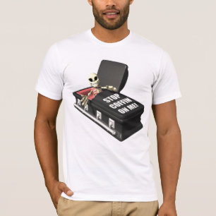 Lustige Halloween-Skelett-T - Shirts
