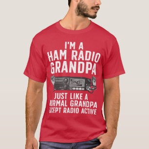 Lustige Ham-Radio-Kunst für Opa-Ham-Operator Amate T-Shirt