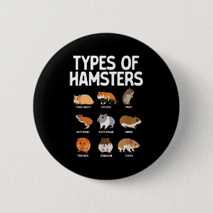 Lustige Hamster-Kunst für Männer Frauen Jungen Mäd Button