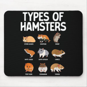 Lustige Hamster-Kunst für Männer Frauen Jungen Mäd Mousepad