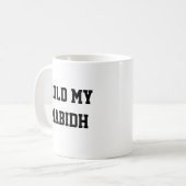 LUSTIGE HANAFI-WITZ-TASSE KAFFEETASSE (Vorderseite Links)