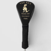 Lustige Hände weg Tee Rex Golf-Witz benutzerdefini Golf Headcover (Vorderseite)