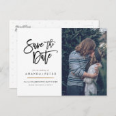 , lustige handgeschriebene Postkarten (Vorne/Hinten)