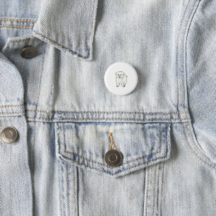 Lustige handgezeichnete Illustration eines wütende Button