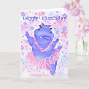 Lustige Happy Birthday Card Prima Ballerina Nilpfe Karte
