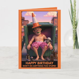 Lustige Happy Birthday Karte