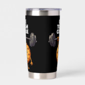 Lustige harte Kekslangshantel Thermobecher (Links)