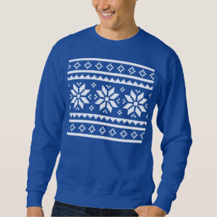 Lustige hässliche Weihnachtsstrickjacke für Män Sweatshirt