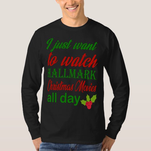 Lustige hässliche Weihnachtsstrickjacke T-Shirt (Vorderseite)