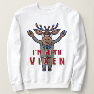 Lustige hässliche Weihnachtsvixen-Ren-Wahl Sweatshirt