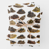 Lustige Haufenmuster Geschenkpapier Set (Beispiel)
