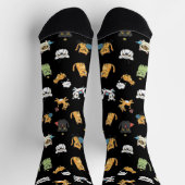 Lustige Haustier-Muster-Crew-Socken Socken (Oben)