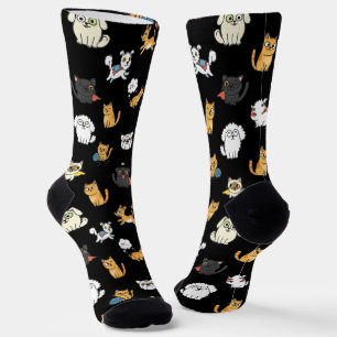 Lustige Haustier-Muster-Crew-Socken Socken