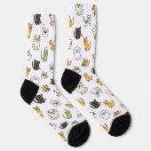 Lustige Haustier-Muster-Crew-Socken Socken (Rechts)