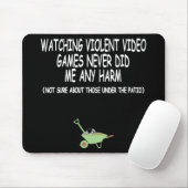 Lustige heftige Videospiele Mousepad (Mit Mouse)