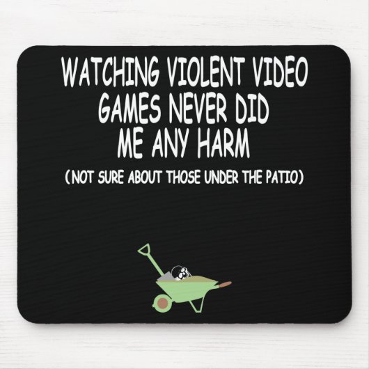 Lustige heftige Videospiele Mousepad (Vorne)