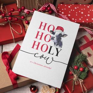 Lustige Heilige Kuh es ist Weihnachten