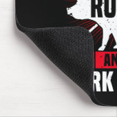Lustige Herren BBQ-Grill-Pulled Pork Mousepad (Ecke)