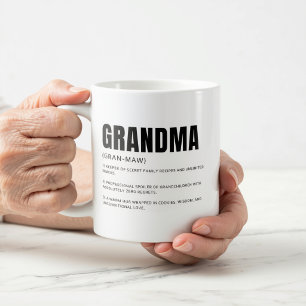 Lustige herzliche Oma-Definition Kaffeetasse