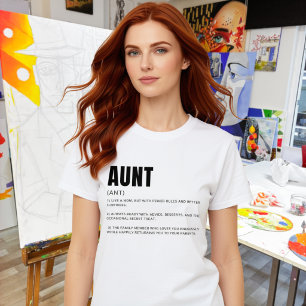 Lustige herzliche Tante Definition T-Shirt