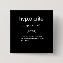 lustige Heuchlerdefinition veganes Quadrat