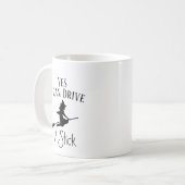 Lustige Hexe-Kaffee-Tasse Kaffeetasse (Vorderseite Links)