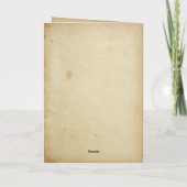 Lustige Hexe Karte (Rückseite)