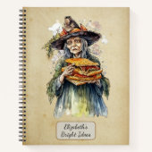 Lustige Hexe Notizblock (Vorderseite)