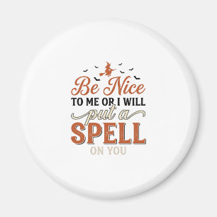 Lustige Hexen-Spruch-Zitat Halloween-Vektordesign_ Magnet