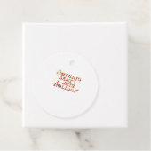 Lustige Hilfe Favor Tags Geschenkanhänger (Beispiel)