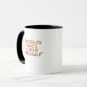 Lustige Hilfe-Tasse Tasse (Vorderseite Links)