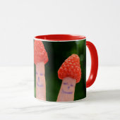 Lustige Himbeerfinger Tasse (VorderseiteRechts)