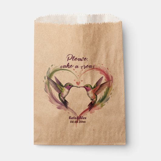 Lustige Hochzeit Geschenktütchen (Vorderseite)