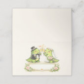 Lustige Hochzeit Platzkarte (Außenseite Aufgefaltet)