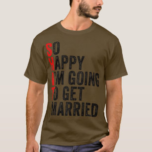 Lustige Hochzeit Sarkastischer Bräutigam Braut Ver T-Shirt
