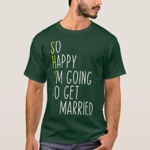 Lustige Hochzeit Sarkastischer Bräutigam Braut Ver T-Shirt