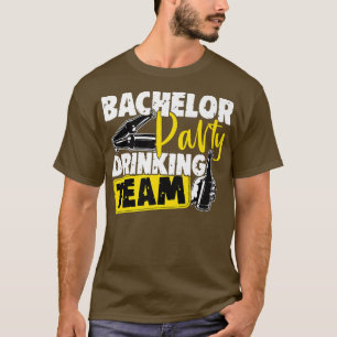 Lustige Hochzeits-Junggesellenabschied-Trinker-Man T-Shirt
