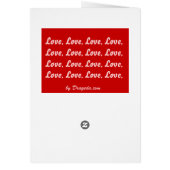 Lustige Hochzeits-Karte (Hinten)