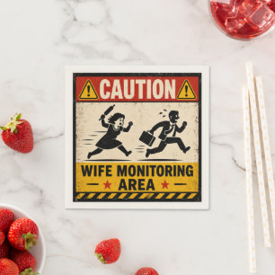 Lustige Hochzeitshumor Serviette