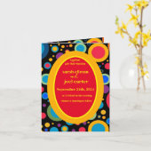 lustige Hochzeitskarte Karte (Gelbe Blume)