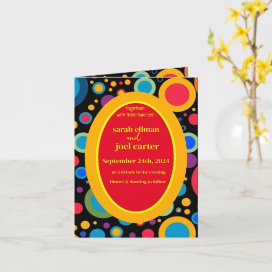 lustige Hochzeitskarte Karte (Gelbe Blume)