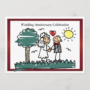 Lustige Hochzeitstag Einladung