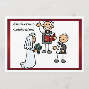 Lustige Hochzeitstag Einladung